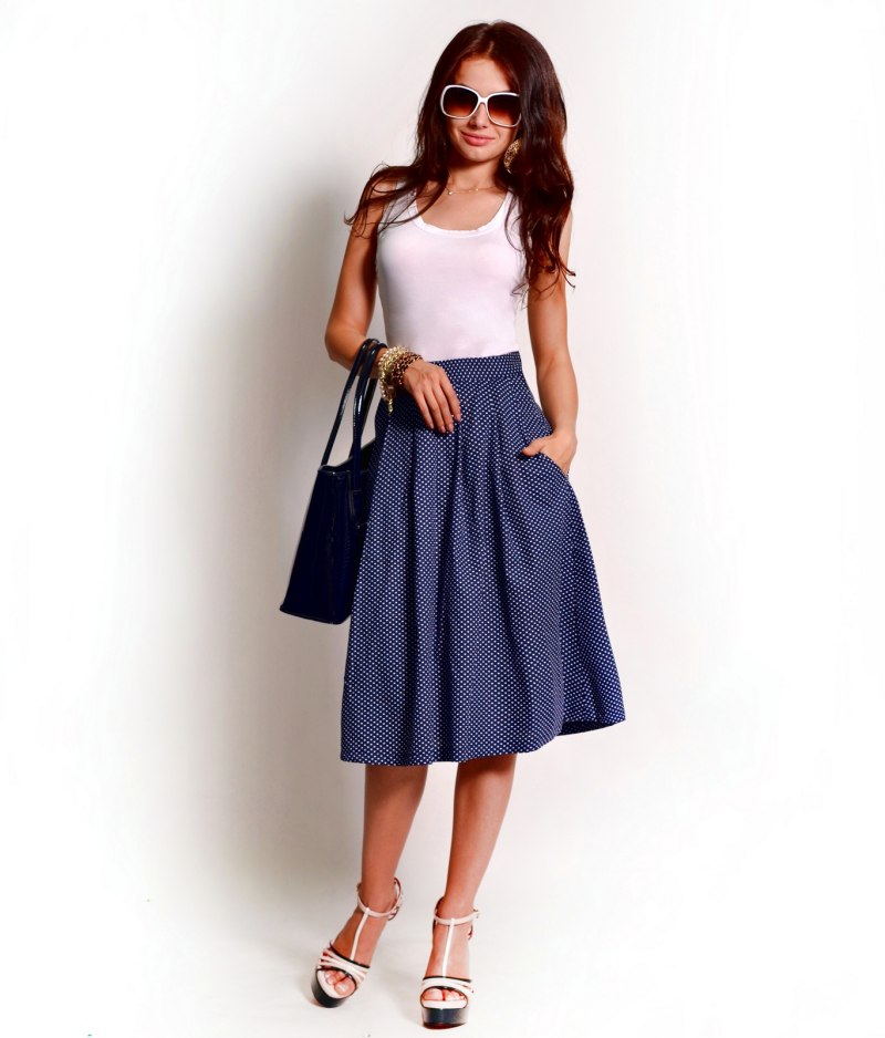 Юбка до колен