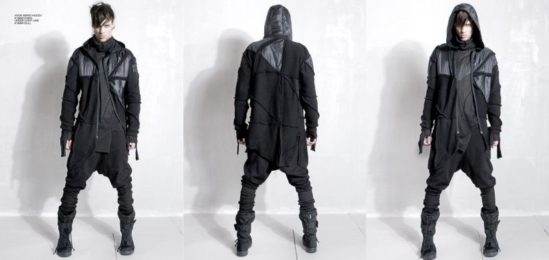 Киберпанк Techwear одежда мужская