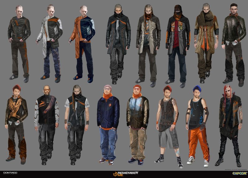 Концепт арт одежда будущего Cyberpunk