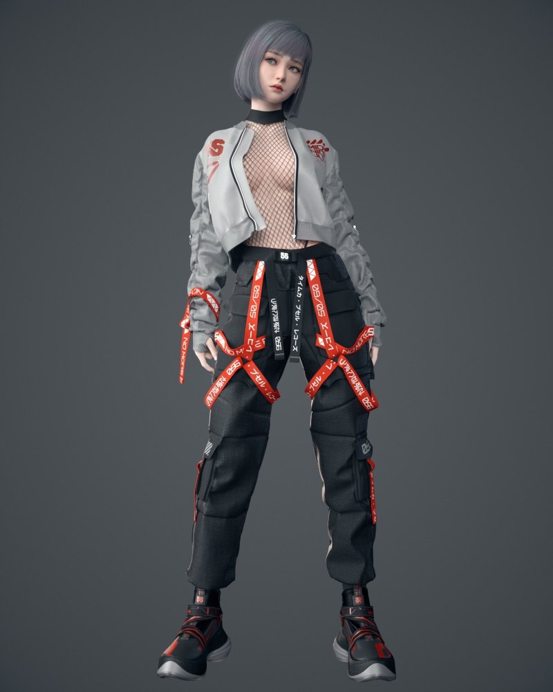 Женские костюмы Cyber Cyberpunk 2077