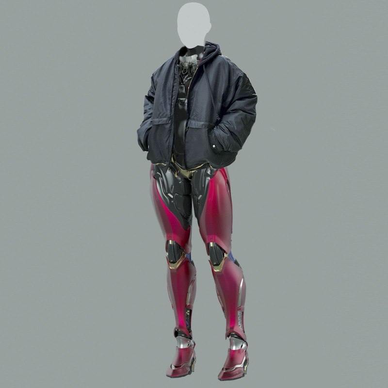 Cyberpunk концепт одежда женская