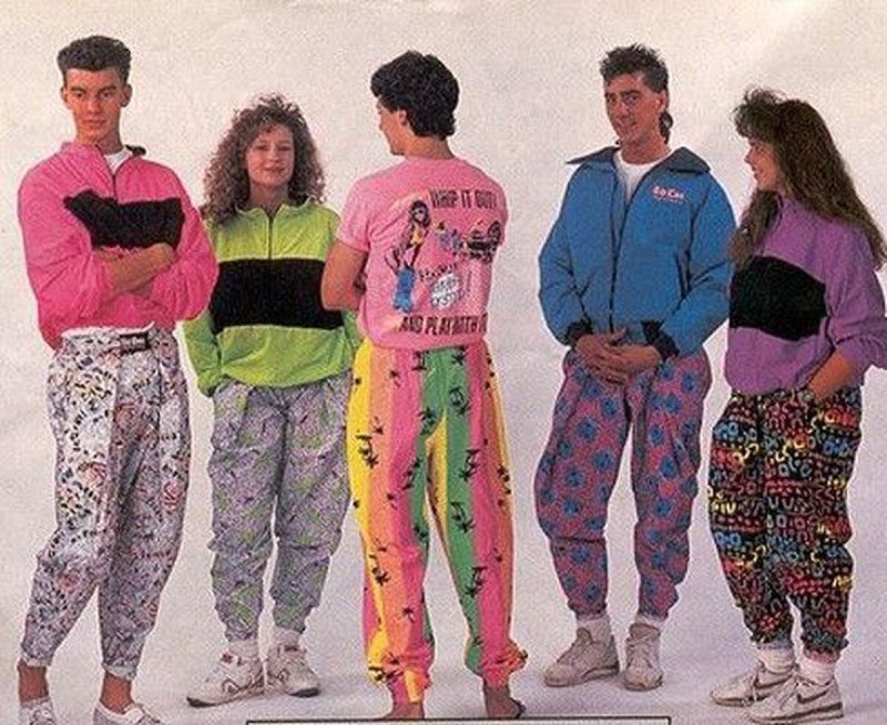 Мода 1980 Америка