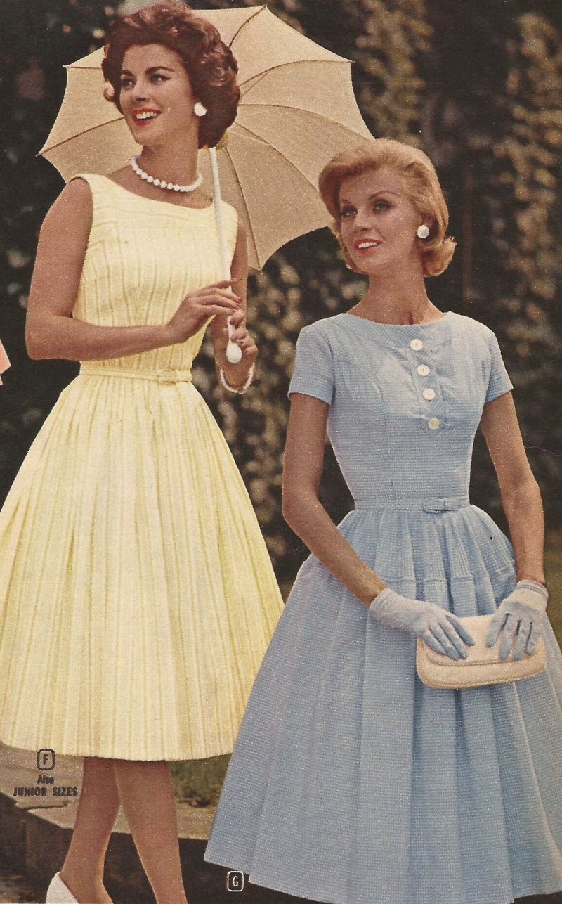 Мода 1950-1960х годов