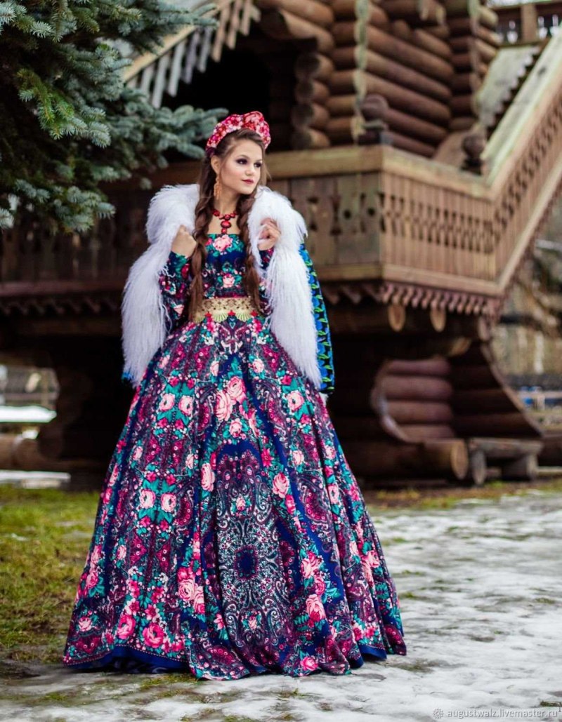 Платья Иванка русский стиль