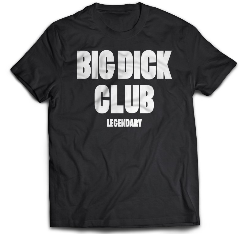 Футболка с принтом big dick Club