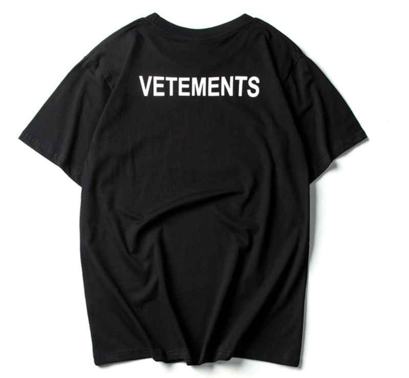 Футболка vetements черная