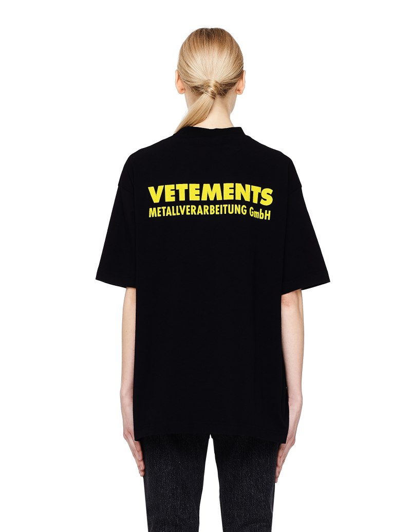 Футболка vetements черная