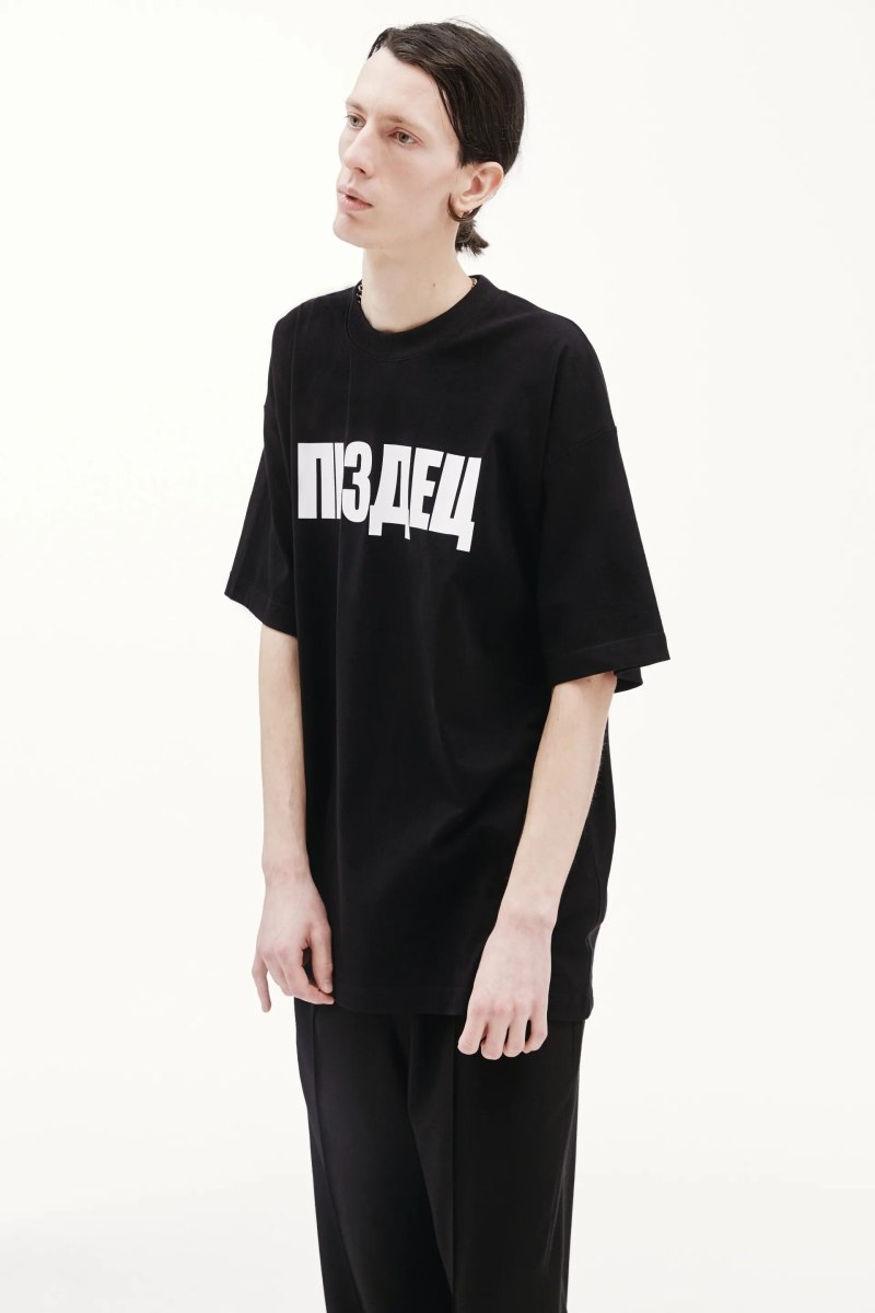 Vetements футболка фиолетовая