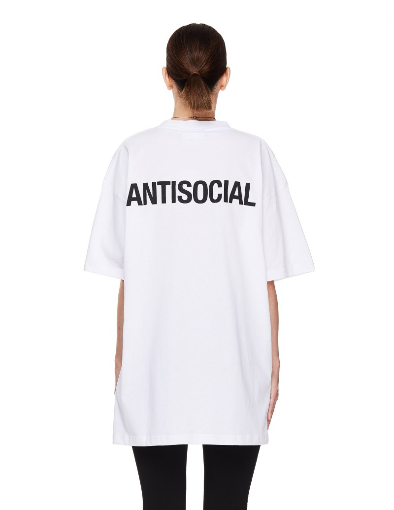 Vetements футболка Antisocial