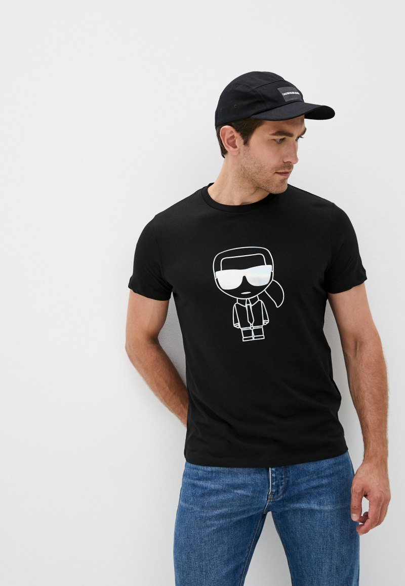 Karl Lagerfeld черная футболка