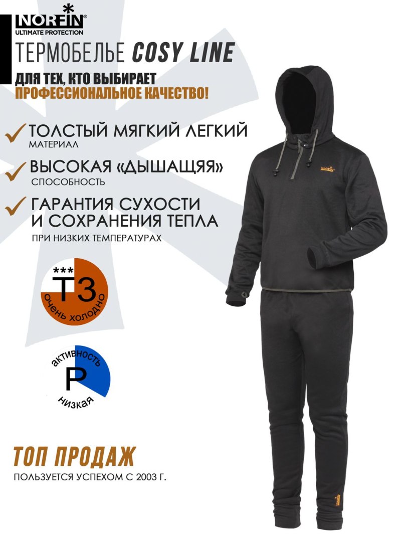Выбор термобелья норфин