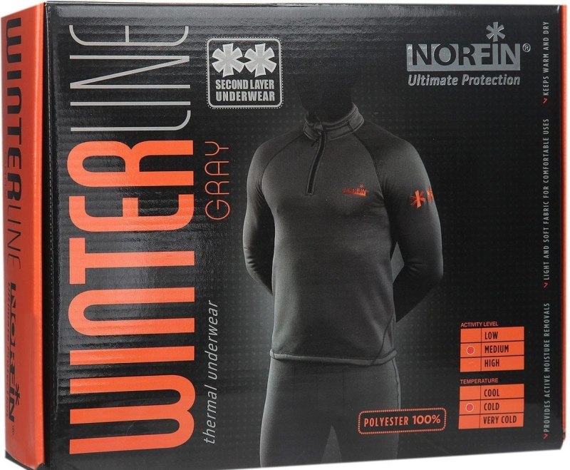 Термобелье Norfin Winter line Gray