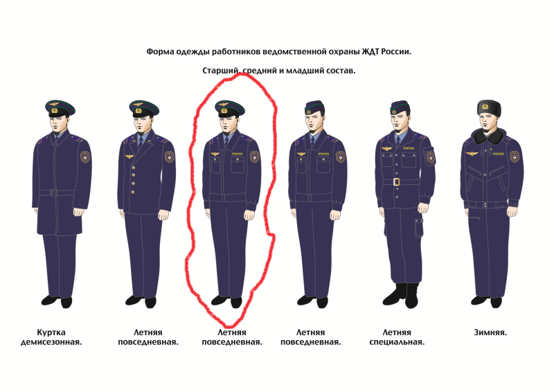 Расположение шевронов на форме ФСИН Повседневная
