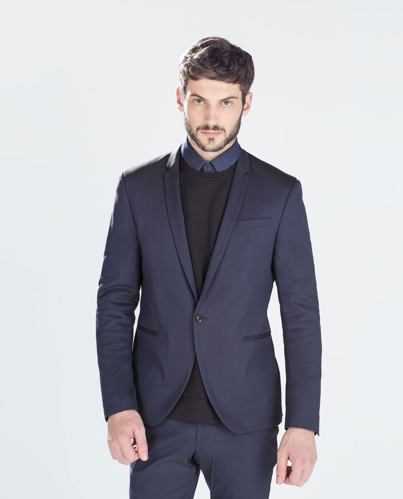Zara мужской костюм классический