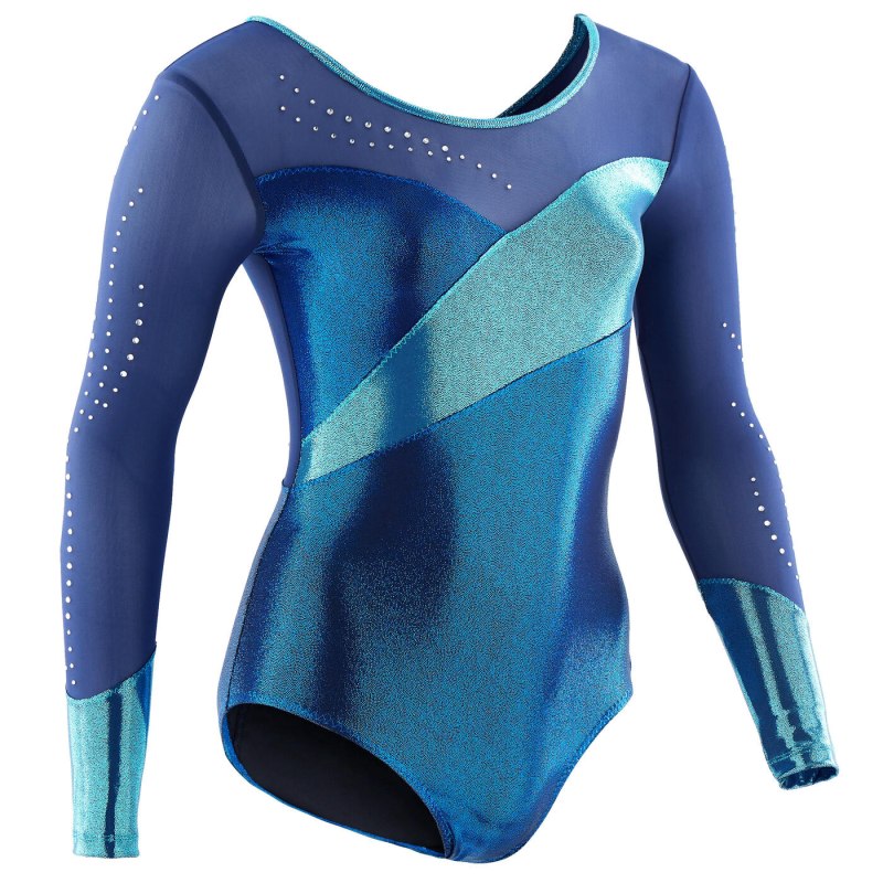 Купальник гимнастический для девочек Decathlon