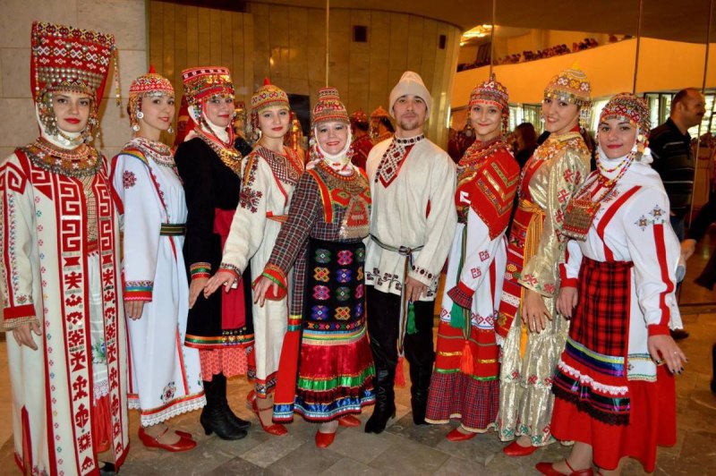 Национальные костюмы народов России чуваши