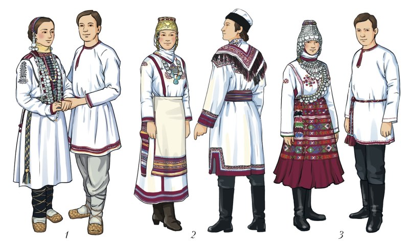 Чувашский народная одежда чуваш