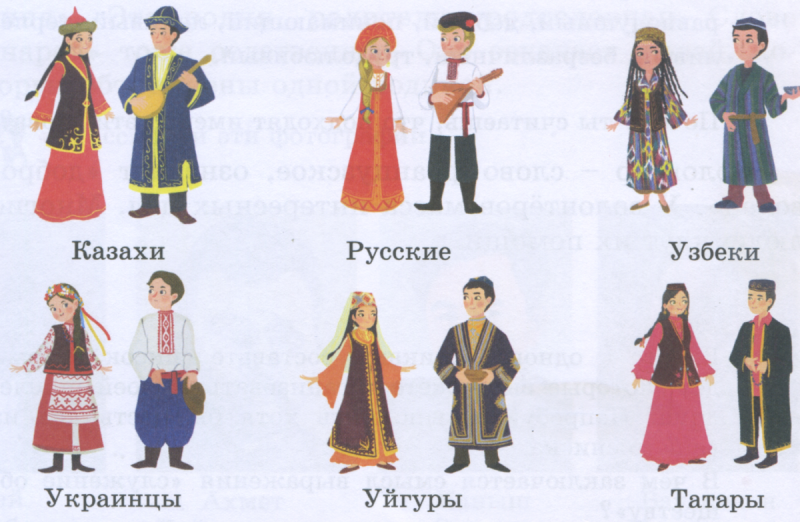 Костюмы народов казахи