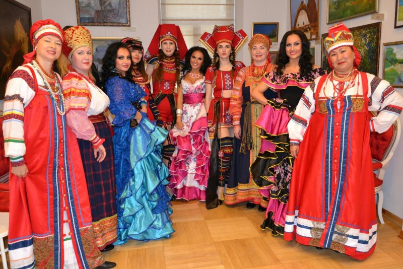 Народный костюм Поволжья