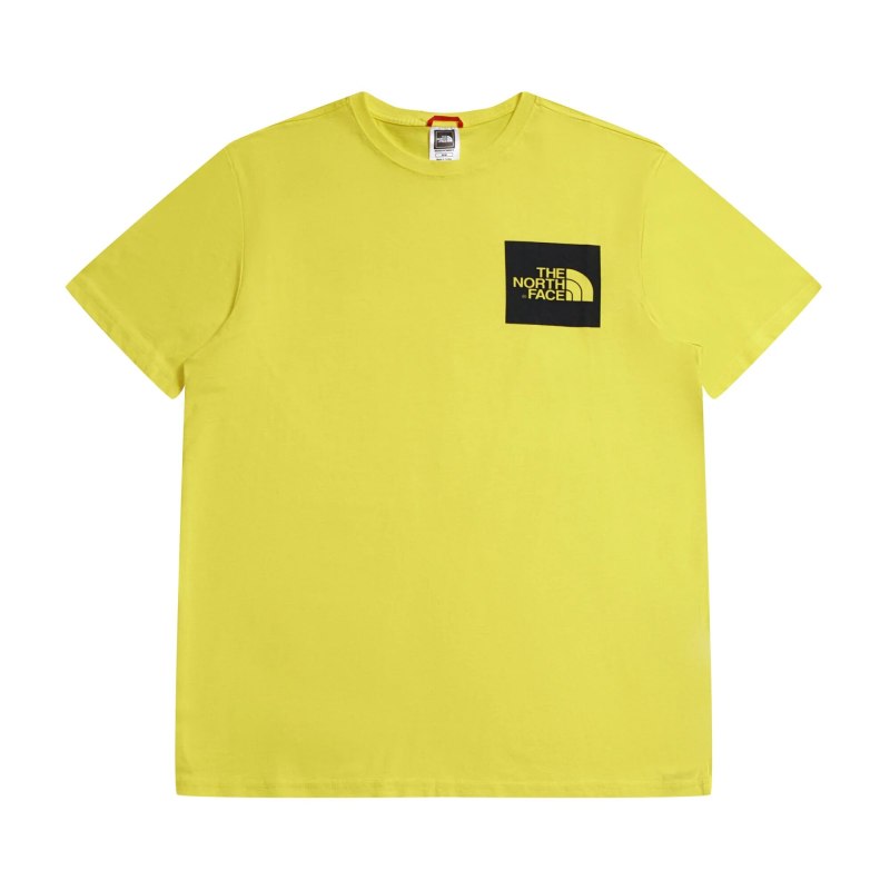 Футболка the North face желтый