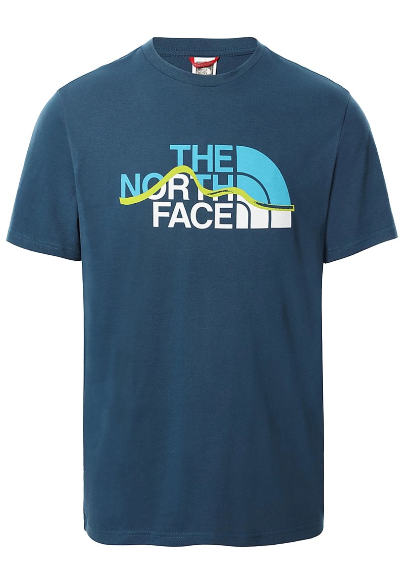 Футболка the North face синий