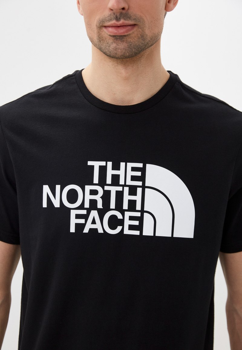 The North face футболка мужская черная