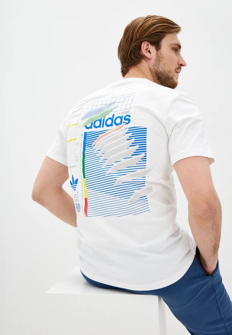Футболка adidas Originals мужская белая