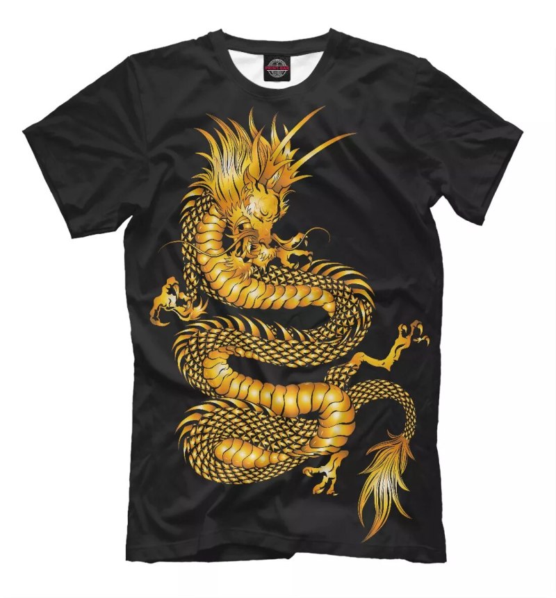 Футболка Trivium - Gold Dragon