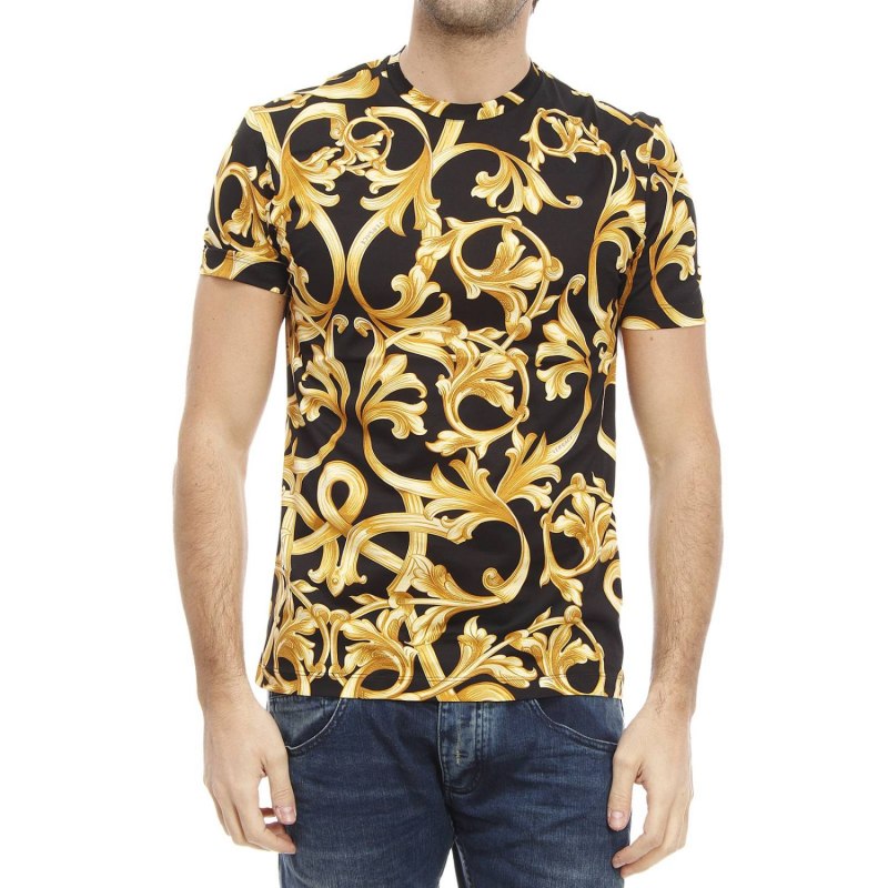 Versace t Shirt man Gold