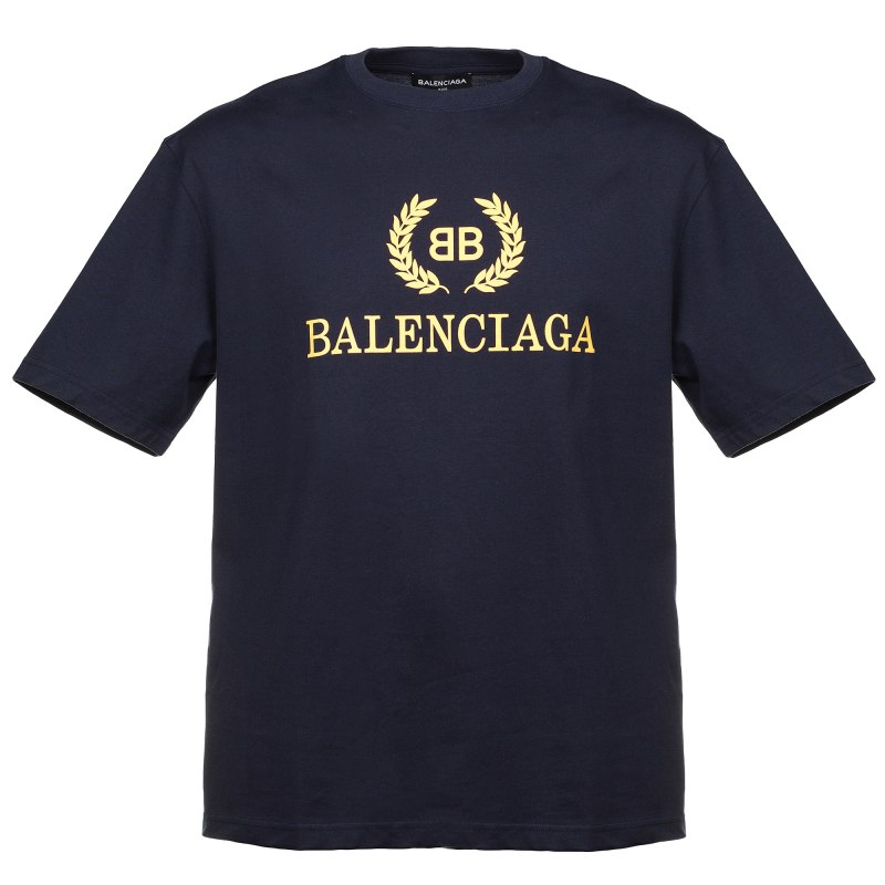 Футболка Balenciaga голубая