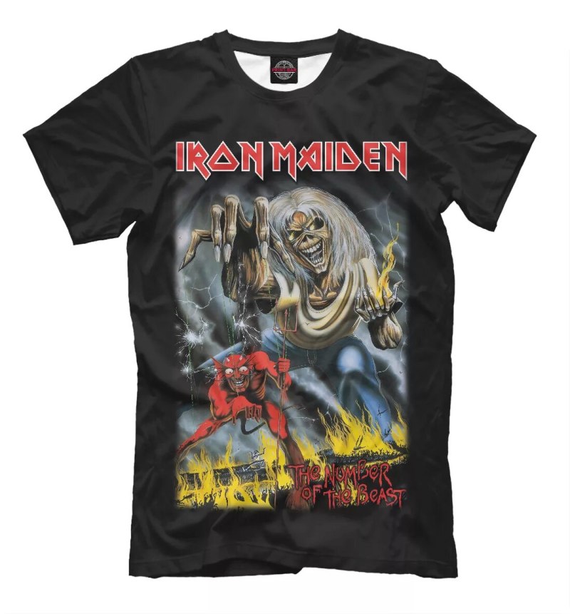 Iron Maiden Russian 2008 футболка
