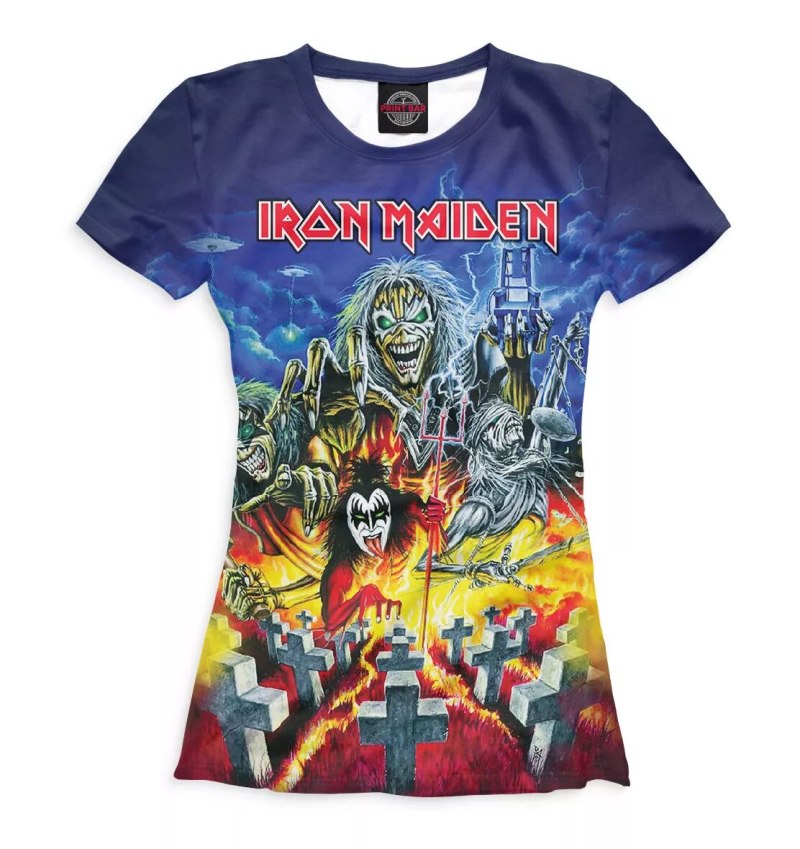 Iron Maiden Russian 2008 футболка