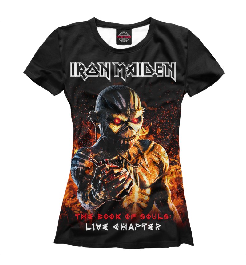 Футболки с принтом Iron Maiden