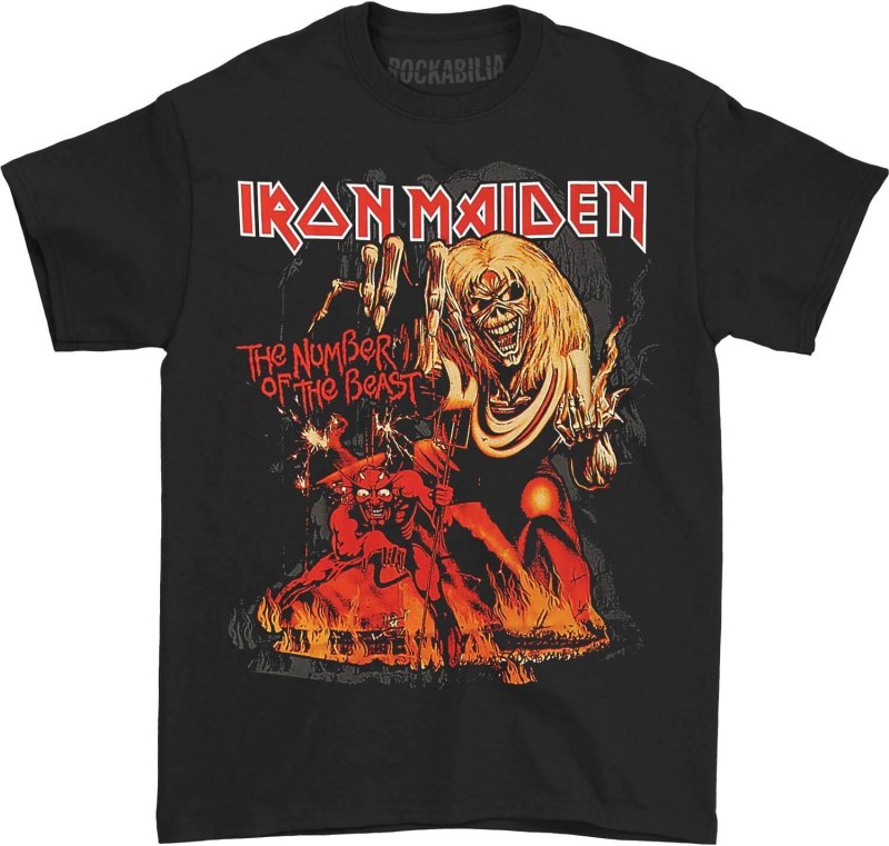 Футболки с принтом Iron Maiden