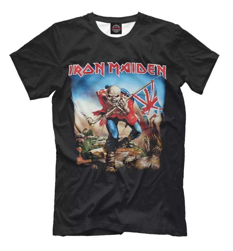 Футболки с принтом Iron Maiden