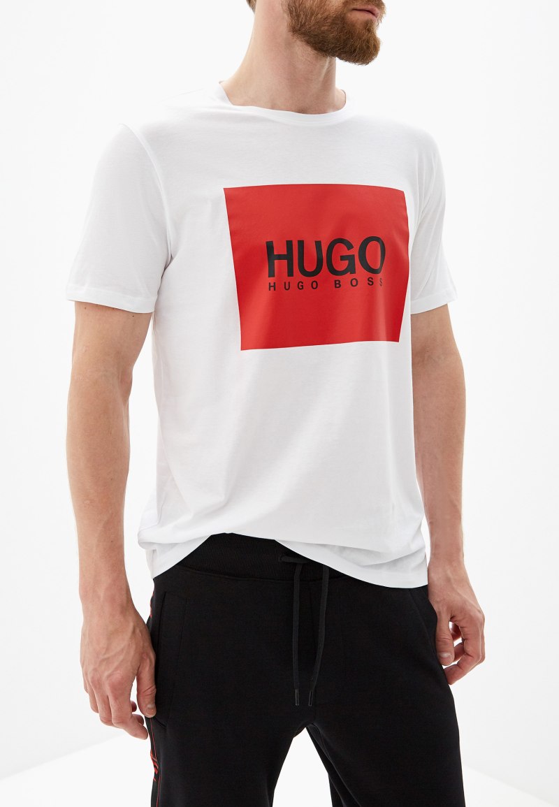 Hugo Boss белая майка Hugo