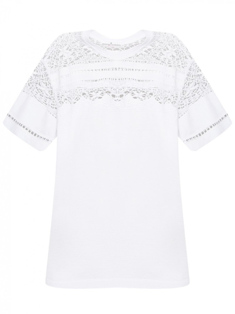 Белое платье Ermanno Scervino Junior 2021