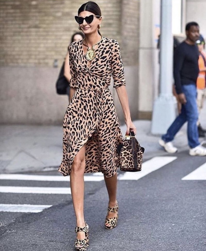 Шуба Fendi 2020 леопард