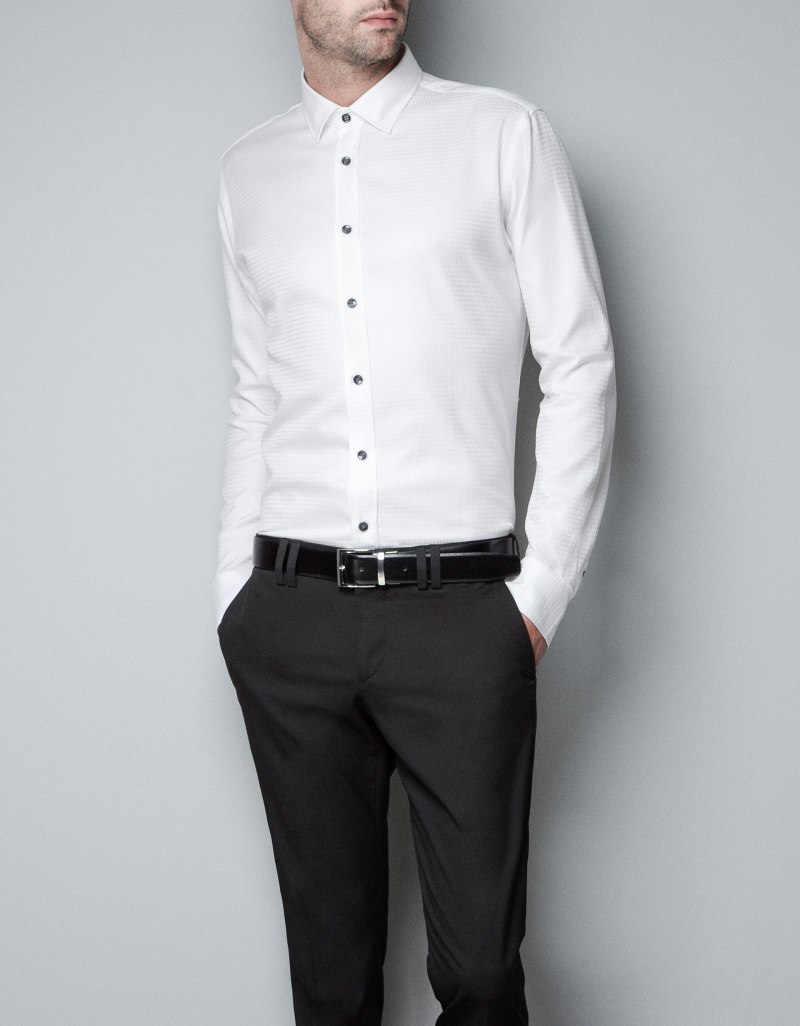 Zara man рубашка мужская