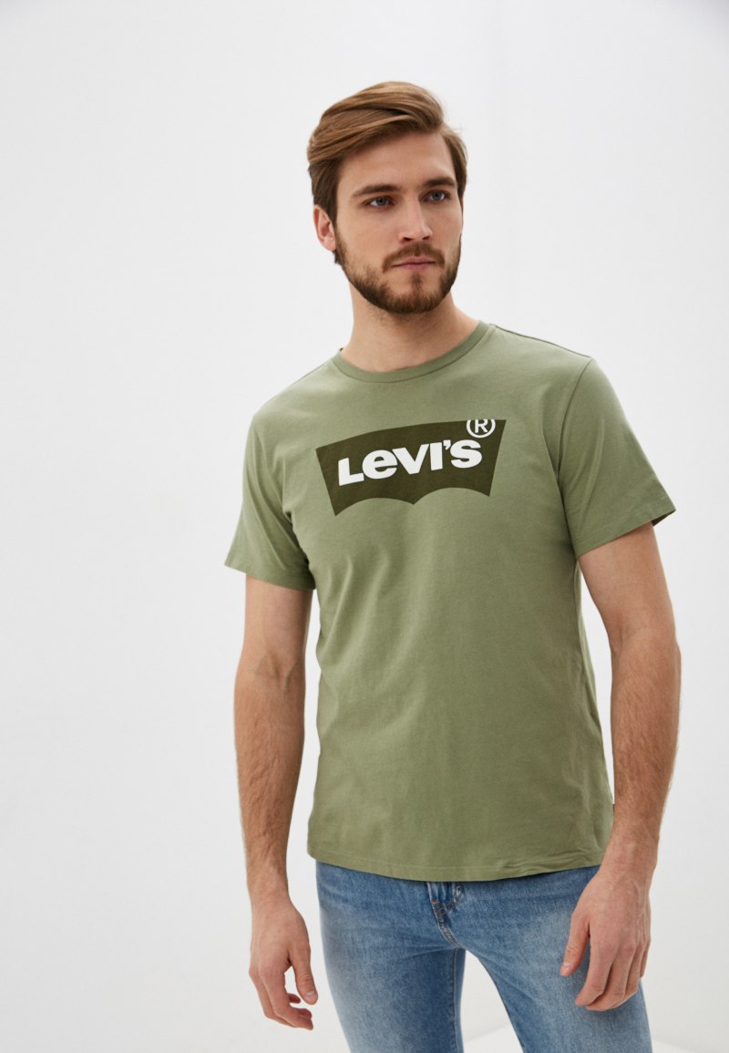 Футболка Levis мужская хаки
