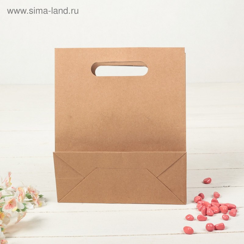 Крафт пакет 32х35см