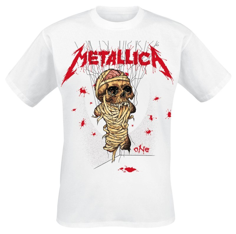 Metallica футболка белая
