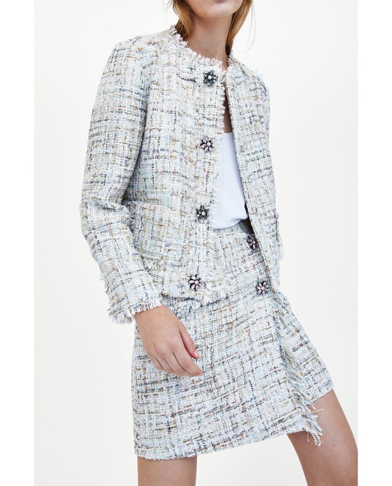 Твидовый жакет Zara