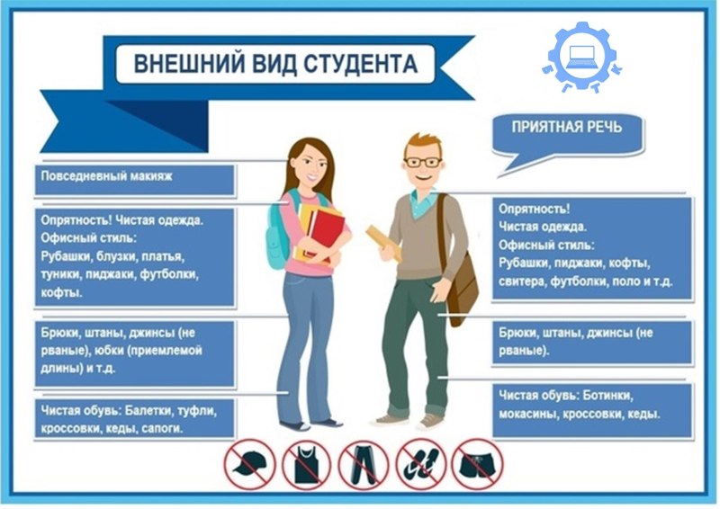 Внешний вид студента колледжа