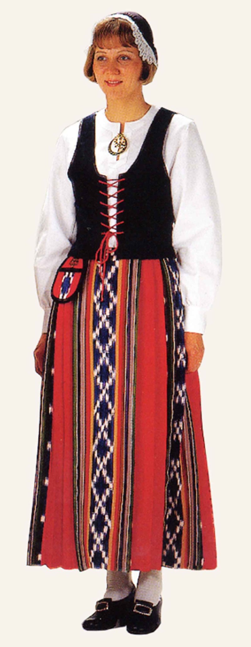 Финляндия национальный костюм Западный