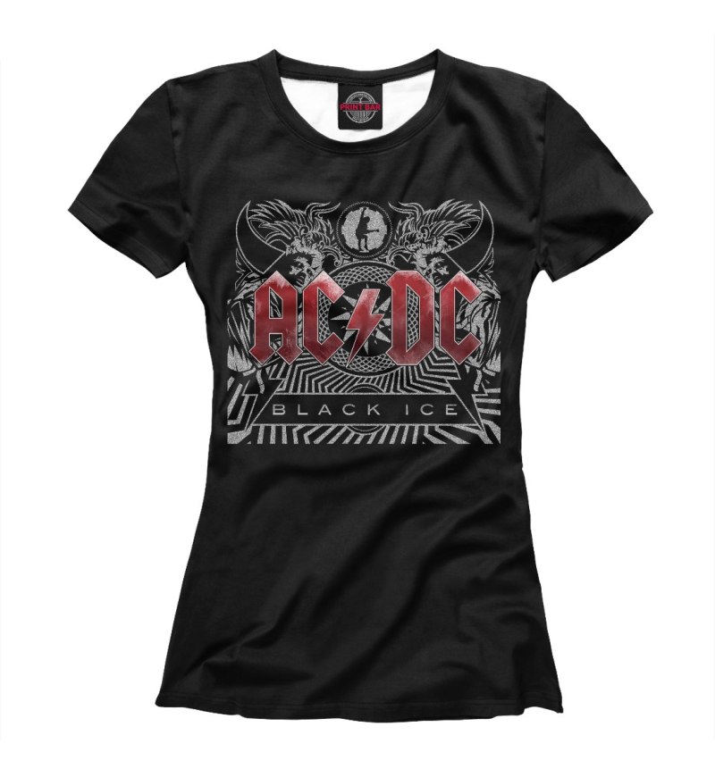 Вареная серая футболка AC DC