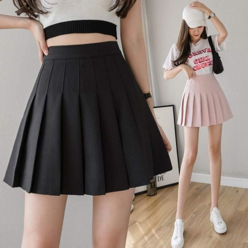 Плиссированная мини юбка с ALIEXPRESS