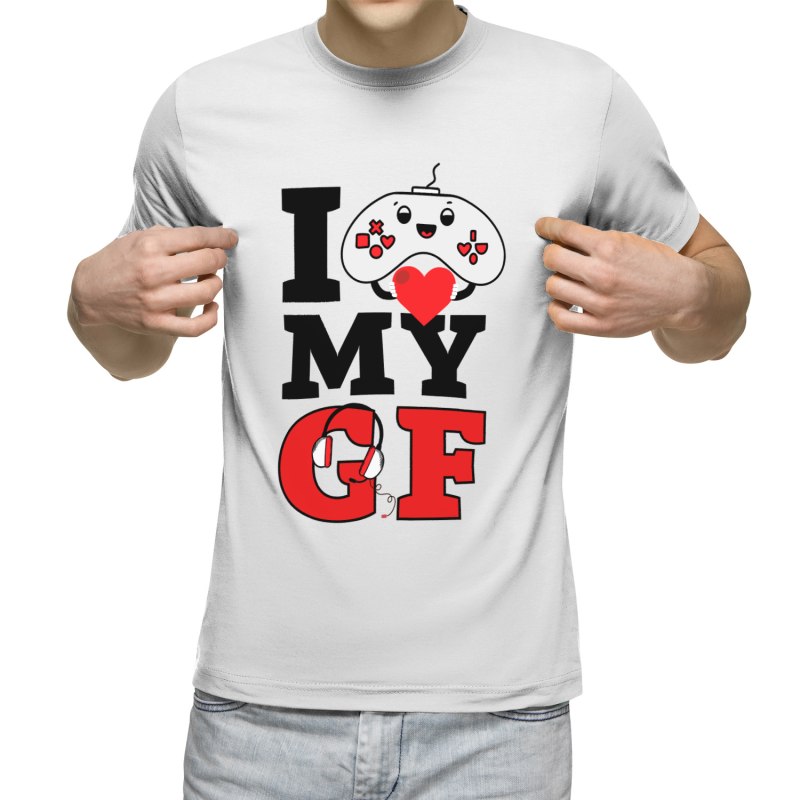 Футболка my girlfriend с фотографией