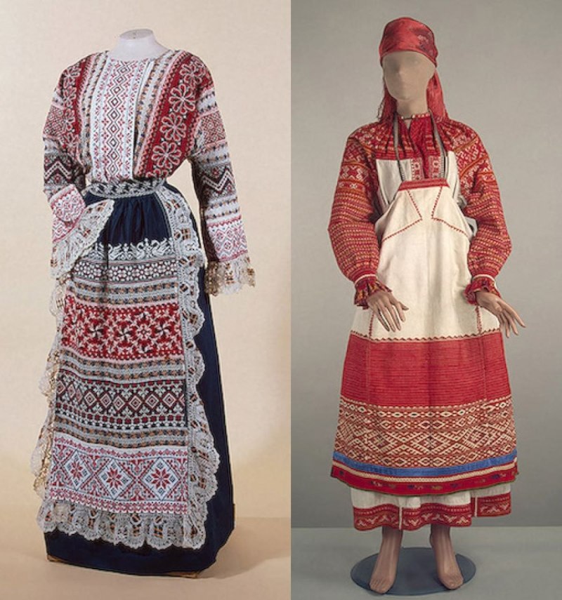 Передник в русском народном костюме