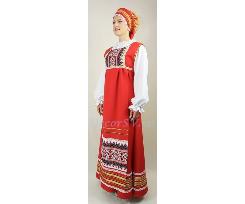 Сарафан в народном стиле